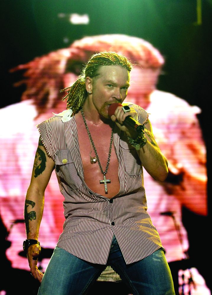  Axl Rose z Guns N' Roses zvolen nejlepším zpěvákem všech dob